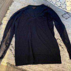 Banana Republic Navy Merino Wool Sweater